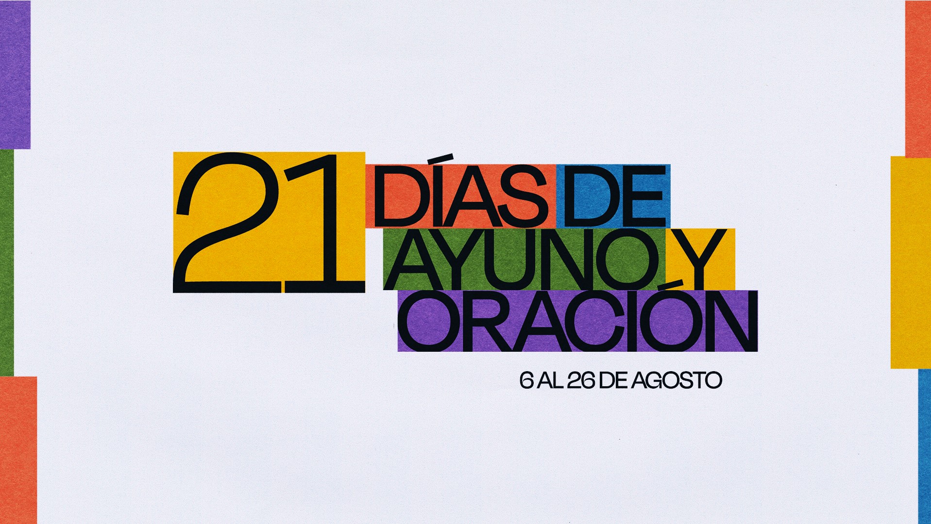 21 Días de Ayuno y Oración Header